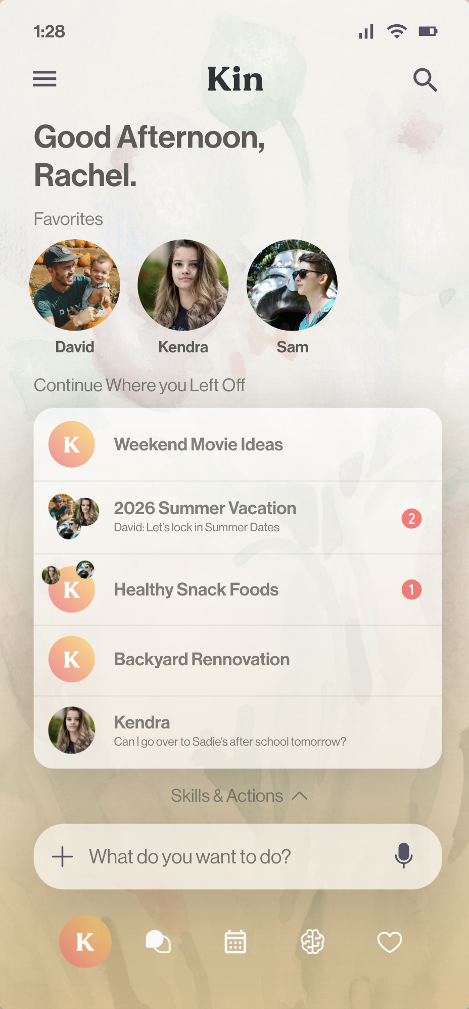 Kin app